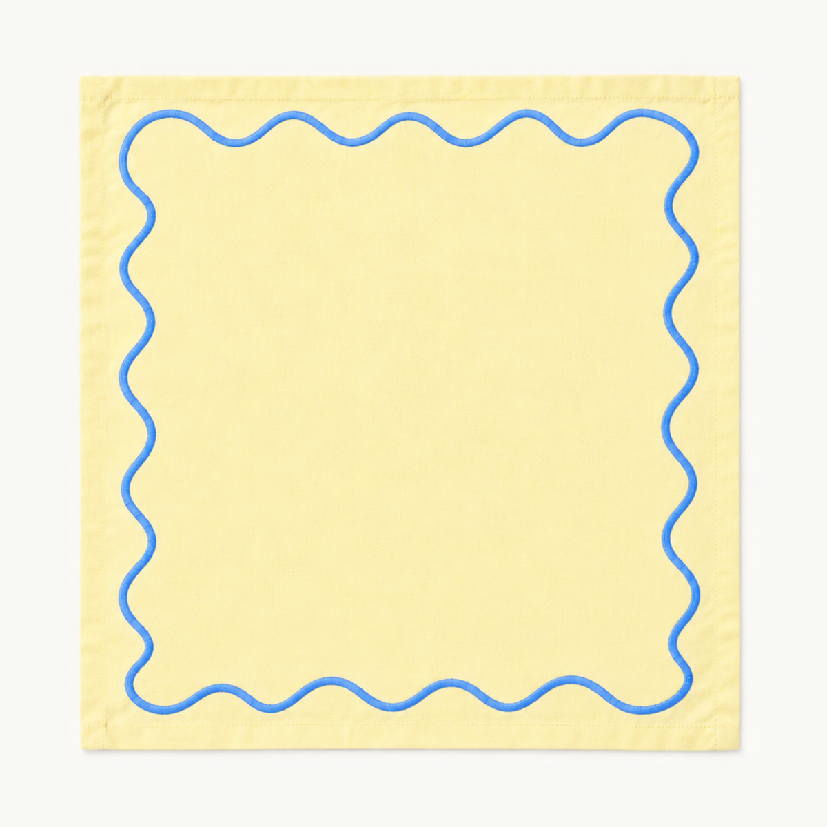 Limoncello Blue Limoncello Blue Wavy Napkins: Set of 4