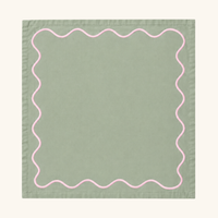 Amalfi Garden Wavy Napkins: Set of 4
