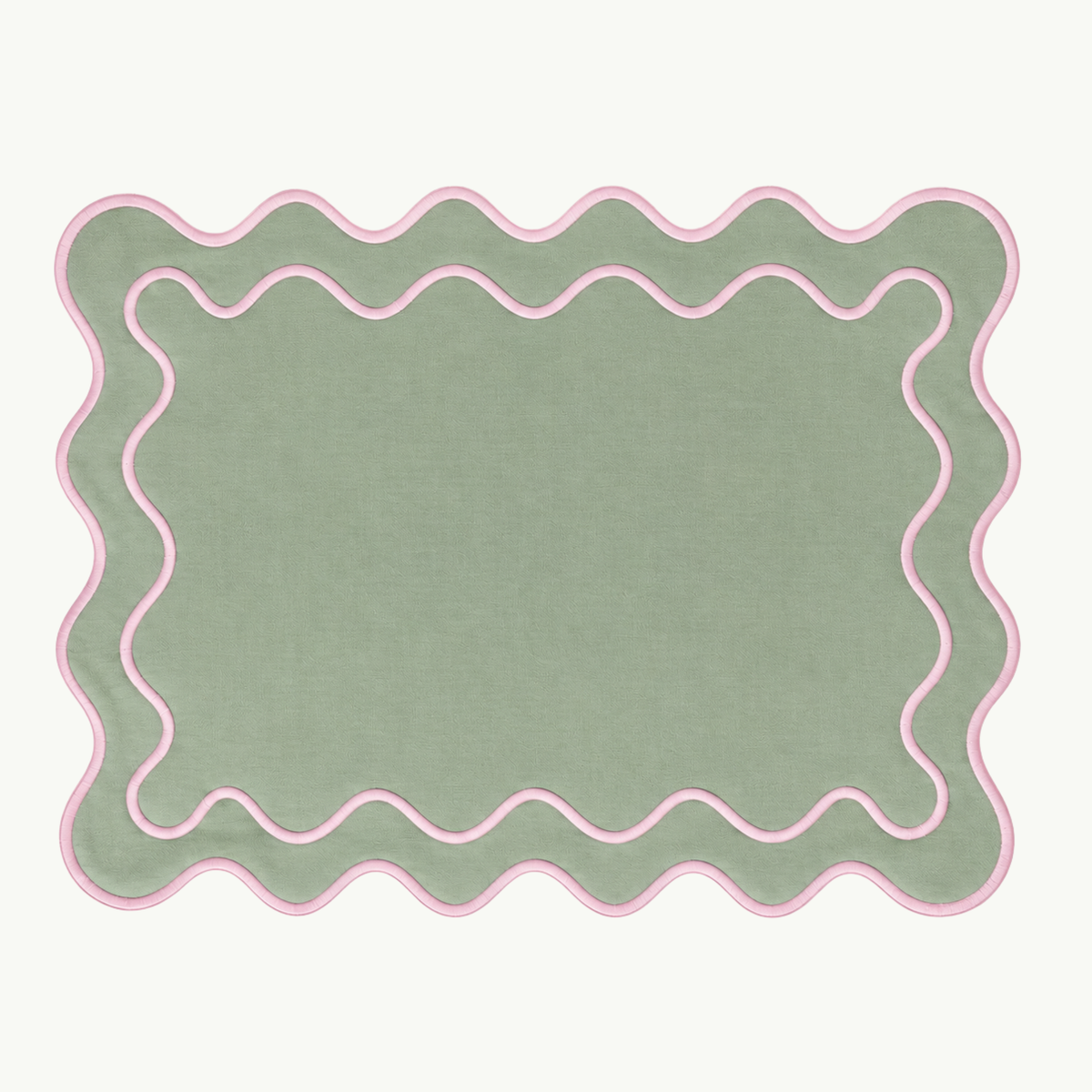 Amalfi Garden Amalfi Garden Wavy Placemats: Set of 4