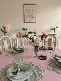 Amalfi Garden Wavy Napkins: Set of 4