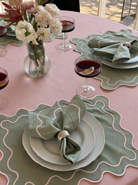 Amalfi Garden Wavy Napkins: Set of 4